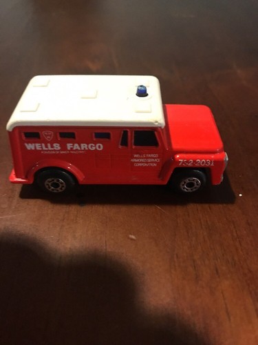 1978 Lesney Prod Matchbox No 69 Wells Fargo Armored Truck Made in England - Picture 6 of 6