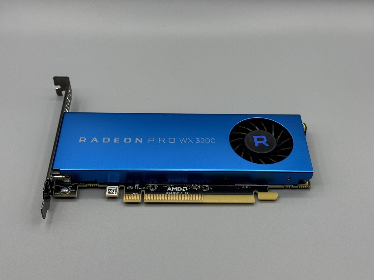 AMD Radeon Pro WX 3200 4GB GDDR5 Graphics Card