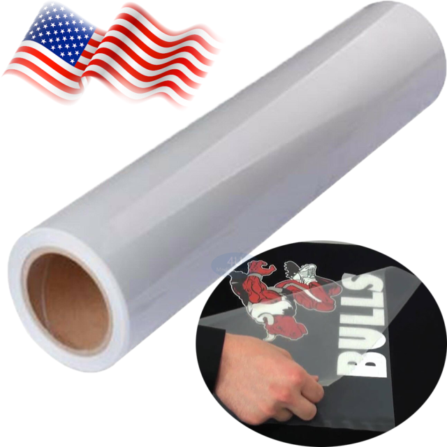 24"x50ft Heat Press Transfer Clear TAPE Roll for Printable Heat