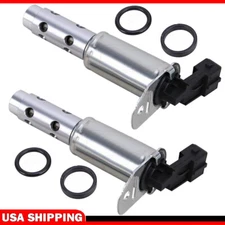 2PCS Set Variable Timing Control Valve Solenoid VVT for BMW 328i X3 128i 528i l6