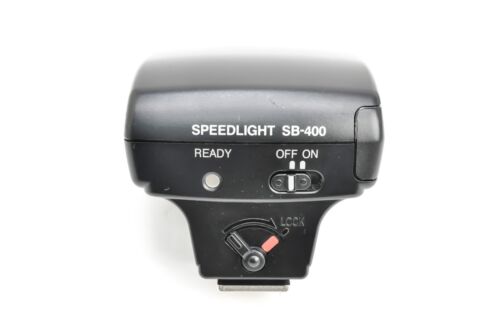 Operation confirmed with camera, Nikon Speedlight SB-400 Shoe Mount Flash Japan - Picture 3 of 24