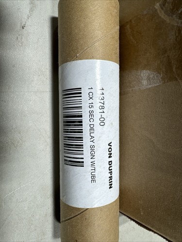 Von Duprin 113781 Sign DE5101 Chexit, 15 Second | eBay