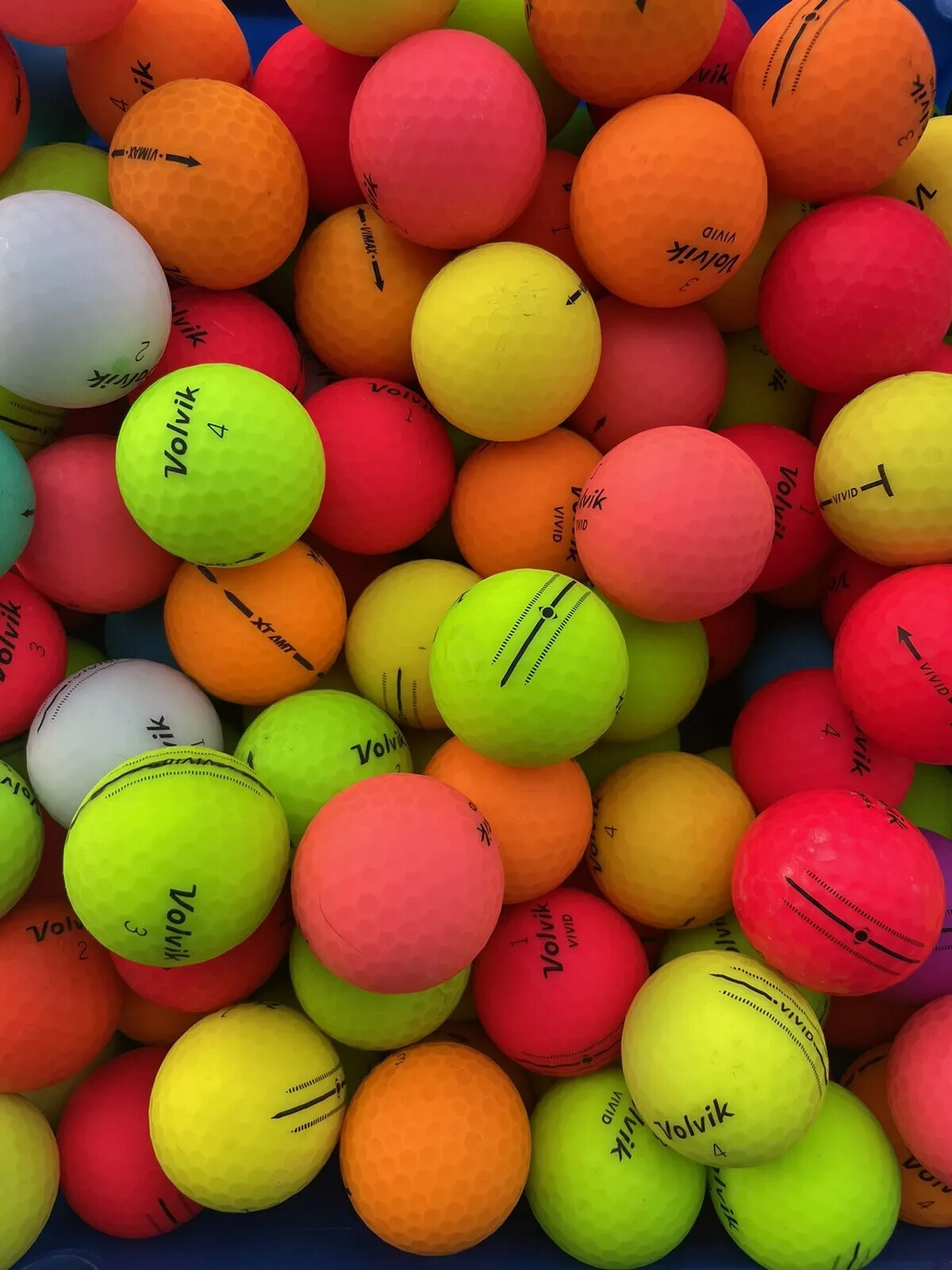 Matte Golf Balls 36,60, 100, 200 Value to Mint Condition Titleist Callaway