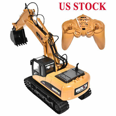 1:14 Remote Control Excavator KidsRC Car Toy Construction Equipment Bulldozer | eBay