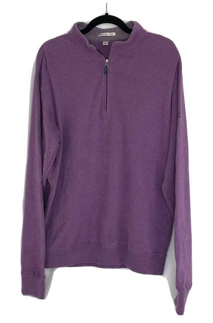 Download Peter Millar Quarter Zip Pullover Sweater Sweatshirt Mens ...