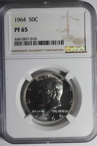 1964 PF 65 VERY PQ Nothing Wrong With this Kennedy Half Dollar NGC #97-018