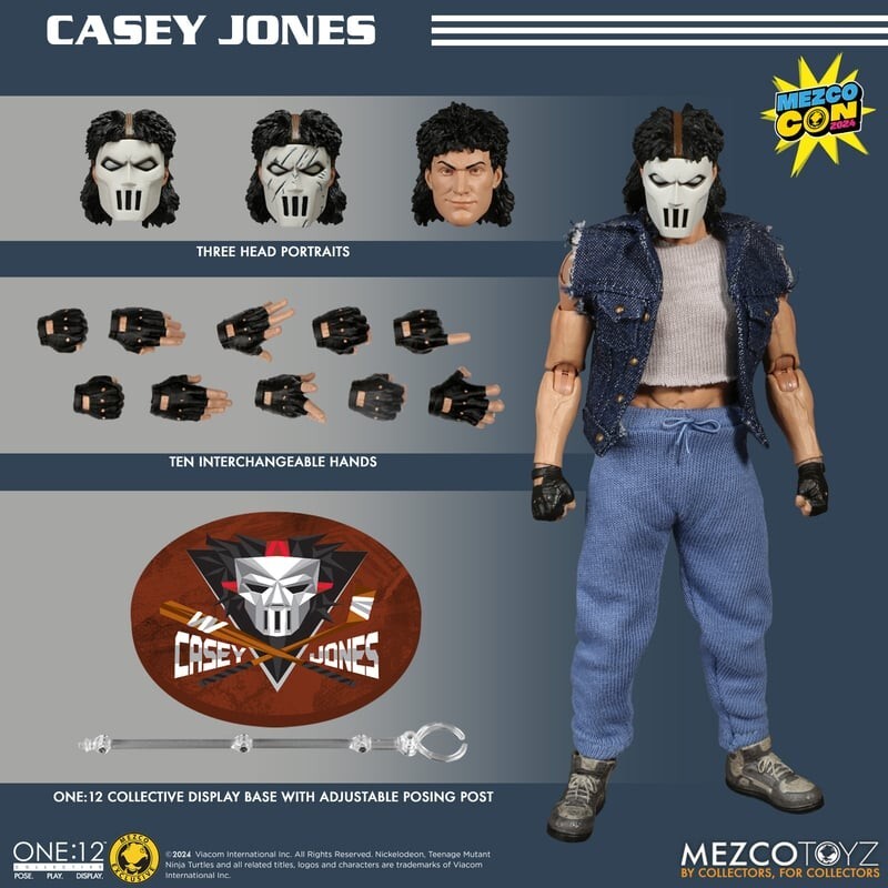 Mezco One:12 1:12 TMNT Casey Jones - Sealed Action Figure