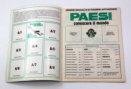 Album Figurine Vintage Anni 80 Paesi Conoscere il Mondo Europa Asia America Raro - Imagen 8 de 24