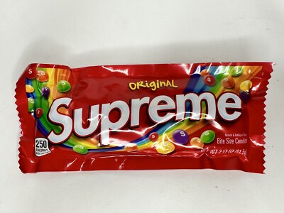 Supreme Skittles Original Flavor FW-21 With Free Box Logo Sticker