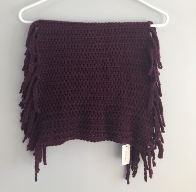Francescas Strickschal/Halstuch/Schal Einheitsgröße, Fransen, 100 % Acryl, li...