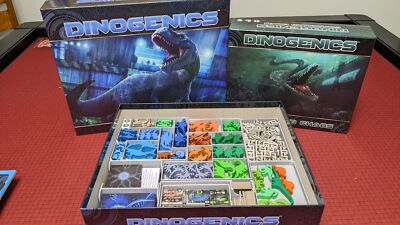 Dinogenics + Controlled Chaos | Board Game Insert | Organizer