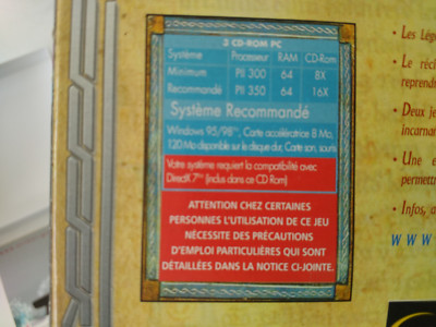 JEU PC BIG Box : Les Chevaliers d'Arthur/Origines Excalibur/La table Ronde/Roi A EUR 9,80 - FR