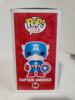 FUNKO POP Marvel Marvel Universe #06 Captain America Vinyl Bobble