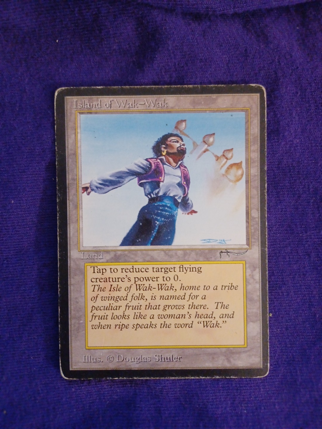 MTG Arabian Nights Island of Wak-Wak  Vintage