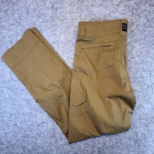 Wrangler ATG Mens Range Cargo Pants 32x32 Brown Stretch Hiking Utility 112359932