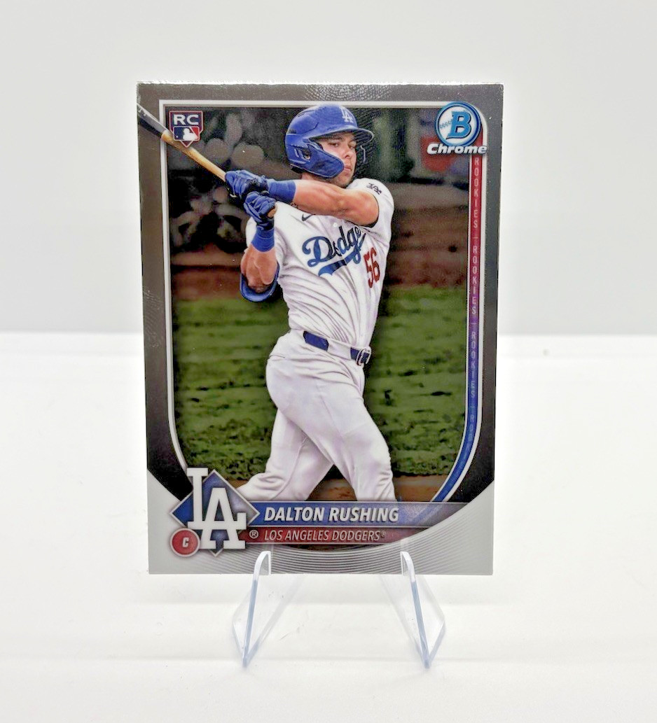 2025 Bowman Chrome - Dalton Rushing #100 (RC) Los Angeles Dodgers MLB Rookie