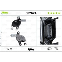 1X Wischermotor Valeo 582624 Passend FüR Seat Skoda Vw Cupra
