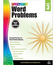 Spectrum Word Problems, Grade 3 von not specified | Buch | Zustand sehr gut