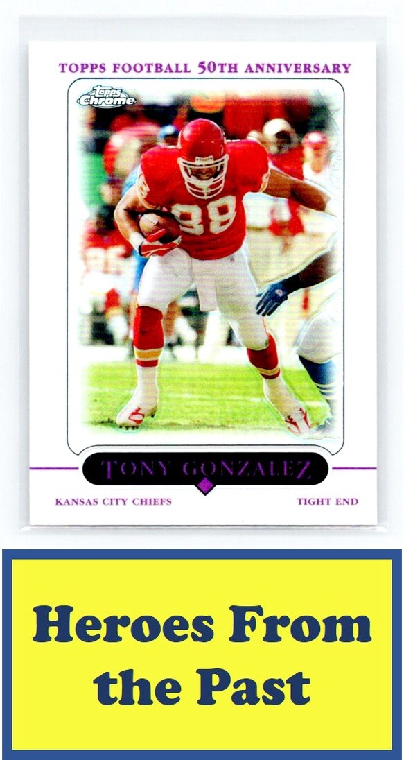 2005 Topps Chrome Refractors #96 Tony Gonzalez 068-L
