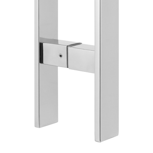 Stainless Steel Double Sided Push Pull Door Handle, H-shaped Door Pull Handle - Picture 9 of 21