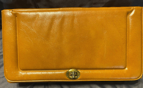 Vintage 1960s Celebrity NY Vinyl Makeup bag Vanity Clutch Handbag