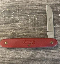 Clauss PK3 Vintage Red Folding Pocket Knife. Made In Japan In VGC