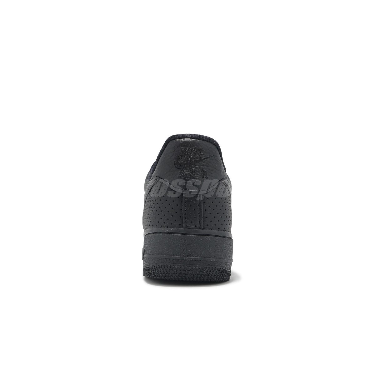 Nike Air Force 1 SP Triple Black Perforated Men AF1 Casual