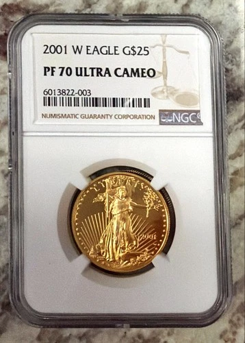2001-W American Gold Eagle 1 oz Proof — photo from the most recent tracked eBay sale