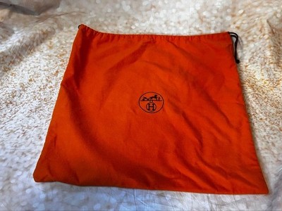 Hermes Dust Bag Storage Bag Pouch Birkin Large Size Approx. W50x H48 cm Orange