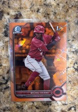 Michel Triana 2022 Bowman Sapphire Edition Chrome Prospects #BCP-75 Orange /50