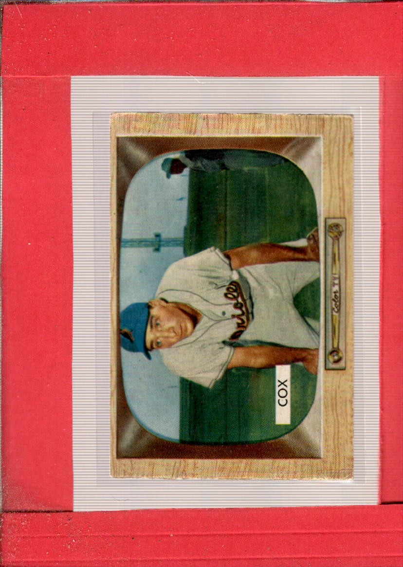 1955 Bowman #56 Billy Cox G Good Orioles ID:66191