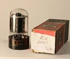 Vintage Tested Strong RCA 6EM7 Amplifier Radio Audio Black Plate Vacuum Tube