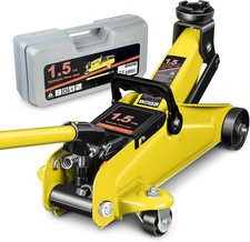 Low Profile Floor Jack 1.5 Ton 3300 Lbs Capacity Steel Racing Floor Jack Case