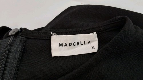 Vestido Largo Marcella New York Daya Ponte Talla-XL Color-Negro Sin Mangas - Imagen 7 de 12