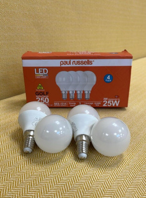 Paul Russells LED E14 Leuchtmittel 3W 250lm 6500K Tageslicht nicht dimmbar CE UKCA