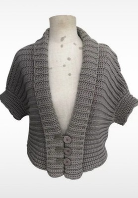 Brunello Cucinelli Strickjacke Cardigan Beige/Grau Gr. De M
