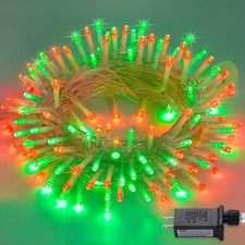 Red/Green Xmas Lights, 8 Modes 100 LED, Indoor/Outdoor WP