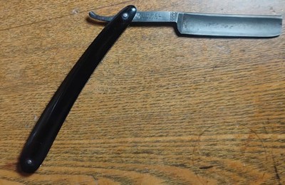 Vintage F. A. Nippel Solingen-Wald Straight Razor, Germany #58