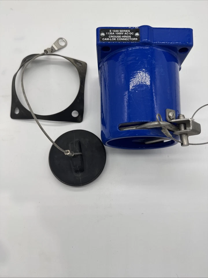 Crouse Hinds E1049 Series Cam Lok Connector Receptacle 1135A 1000V AC-DC BLUE - Image 3 of 3