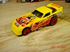 Hot Wheels Probe Funny Car Yellow r5s 1/64 Vintage j887