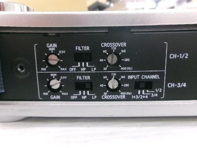 Alpine PDX-4.100 4 Channel Digital Amplifier 100W x4 Car Audio