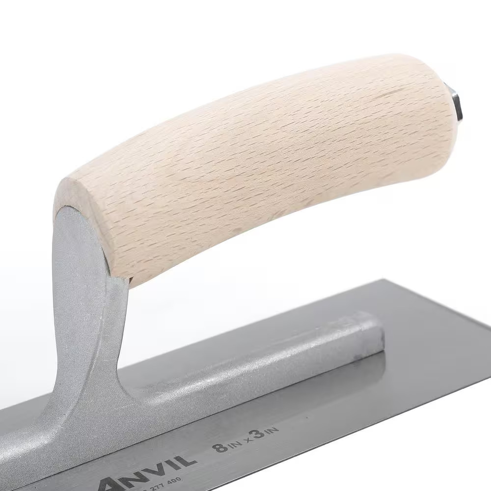 8 In. X 3 In. Mini Finishing Trowel Wood Handle