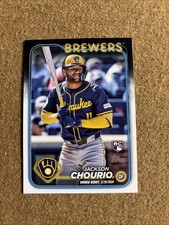 2024 Topps Chrome Update Series Rookie Debut Jackson Chourio Brewers RC
