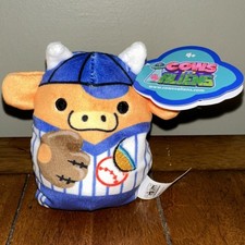 Cows vs Aliens Cow Baseball Player Beanbag Plush Toy 2023 Ages 4 4-7 8-11 Years
