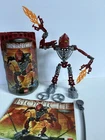 LEGO Bionicle 8736 Toa Vakama Hordika w/Canister, Manual & 2 spinners