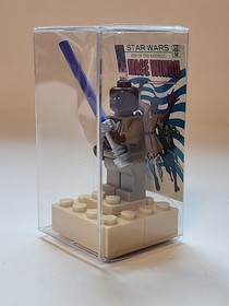 Lego Mace Windu 7868 8019 The Clone Wars Star Wars Minifigure W/ Display 