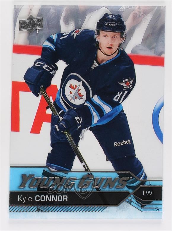 2016-17 Upper Deck Young Guns Clear Cut Kyle Connor #212 Rookie RC