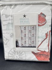 NIP Coastal Flamingo Shower Curtain 72x72 26235
