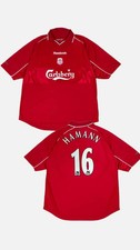 Vintage Liverpool 2000 2002 Hamann #16 Home Shirt Jersey Men Size 42/44 Red