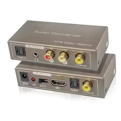 192KHz Multi Function Audio Converter, HDMI ARC or Toslink (Optical,SPDIF) or...